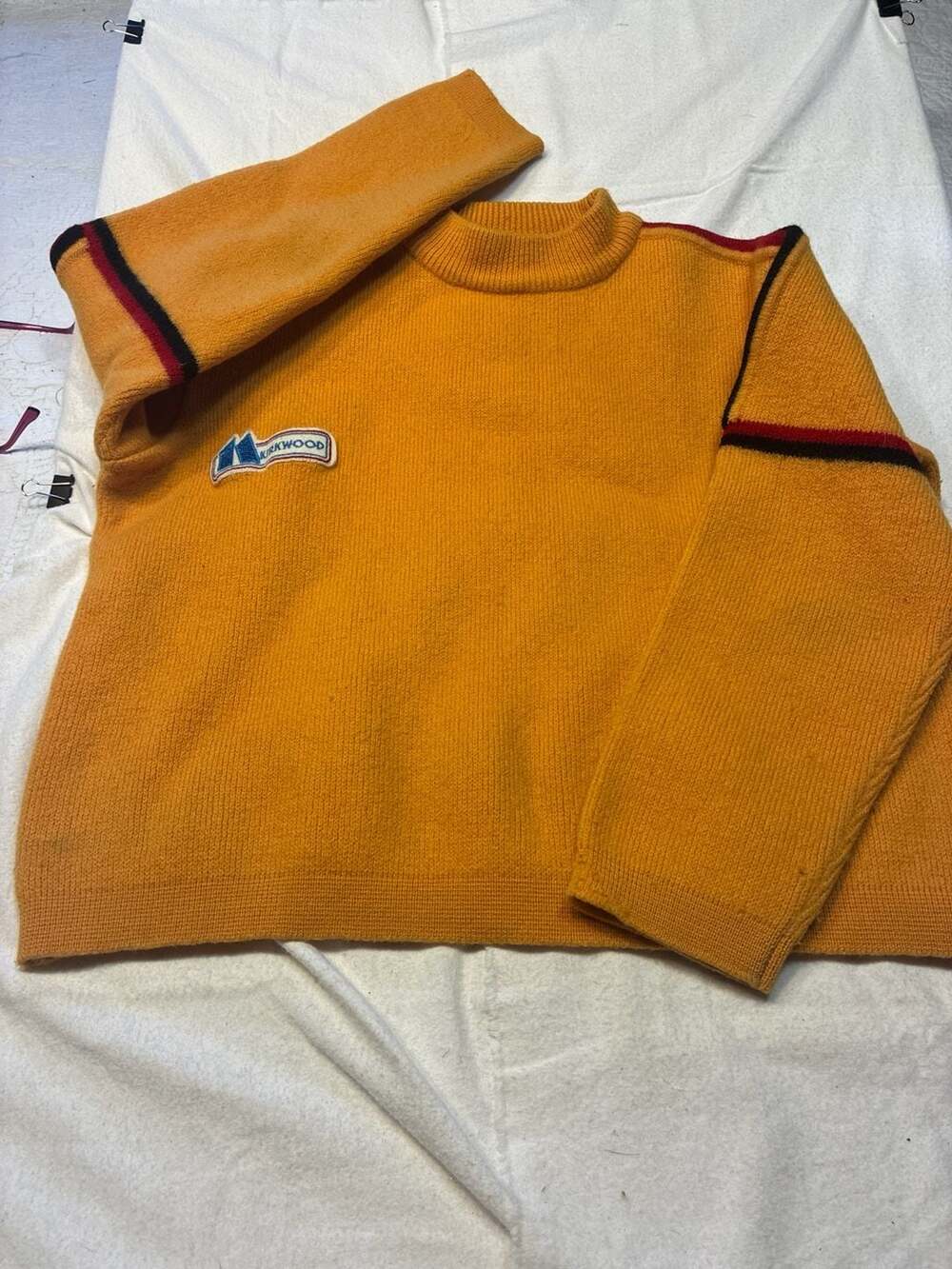 Vintage Pro-Line Kirkwood Ski Sweater 100% Pure Wool Made in Italy Size M